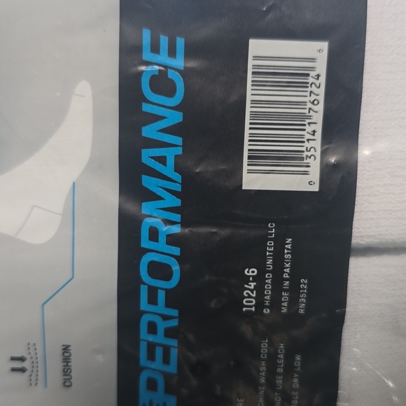 Trulfit Men's White Cotton Cushion Crew Socks - 6 Pack. - Picture 8 of 9